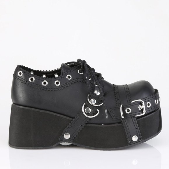 Gothic Men\'s Platform Lace Up Shoes
